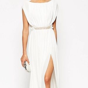 ASOS Embellished Waist Maxi Dress